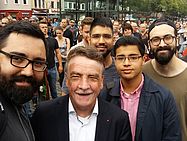 Mitglieder des AKMS mit Mike Groschek, dem Landesvorsitzenden der NRW SPD